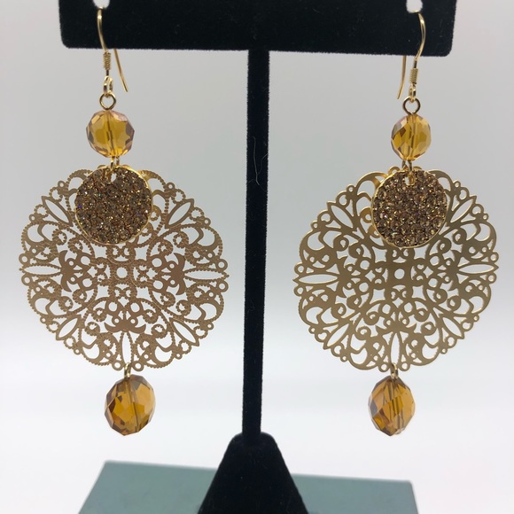Stunning drop earrings - Picture 3 of 7